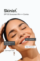 SPF 50 Sunscreen Combo Key Benefits