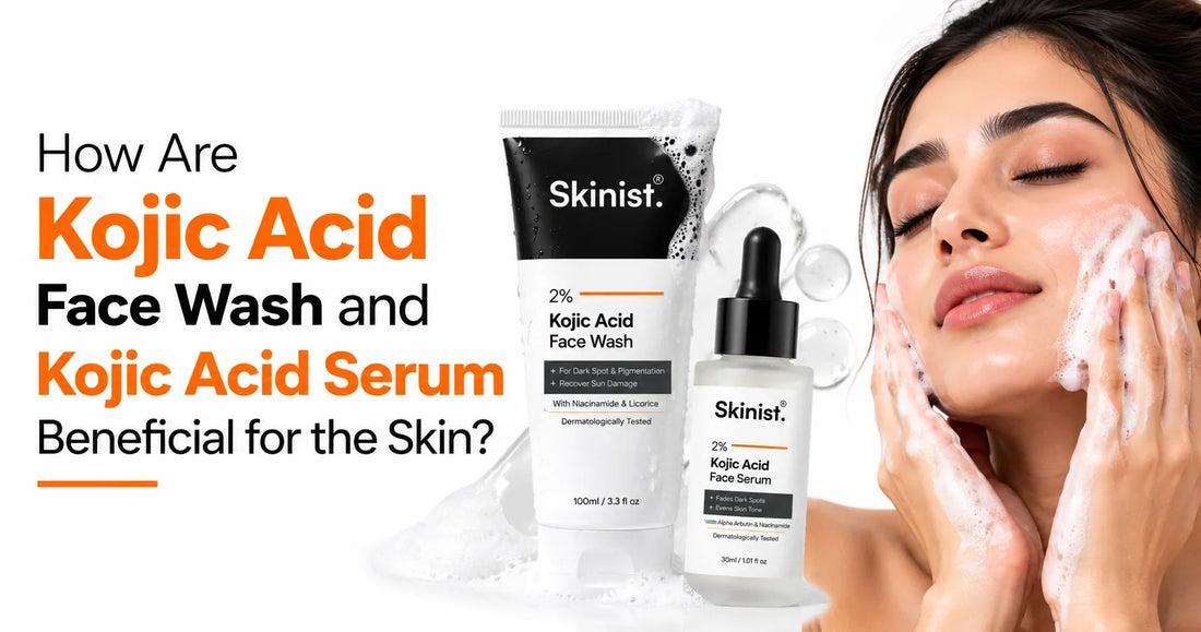 How are Kojic Acid Face Wash and Kojic Acid Serum beneficial for the skin?