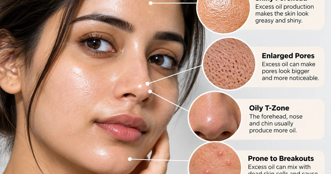 What ingredients does our skin need to help control excess oil?