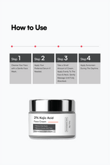 Kojic Acid Face Cream How to Use
