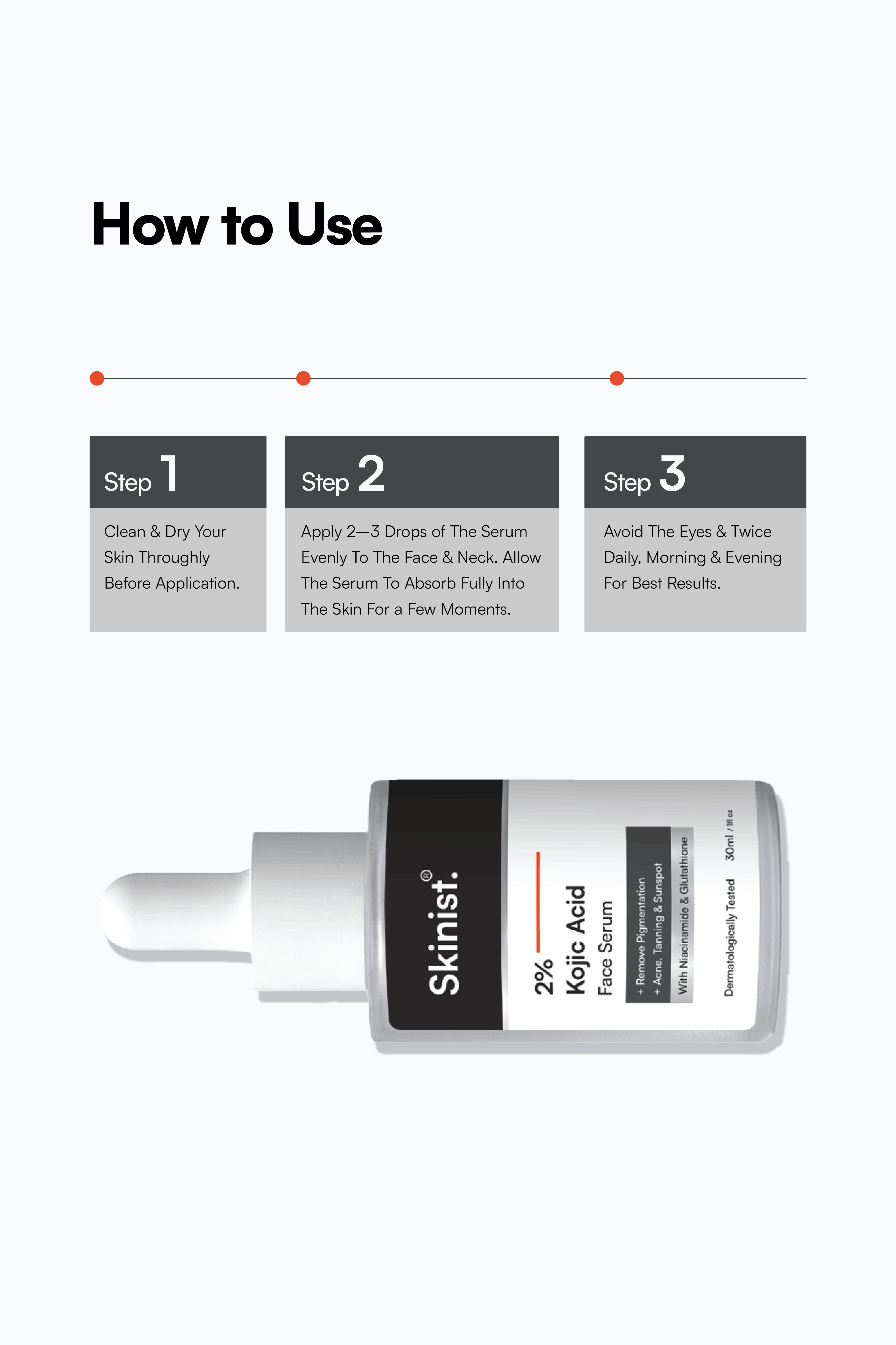 Kojic Acid Serum How to Use 