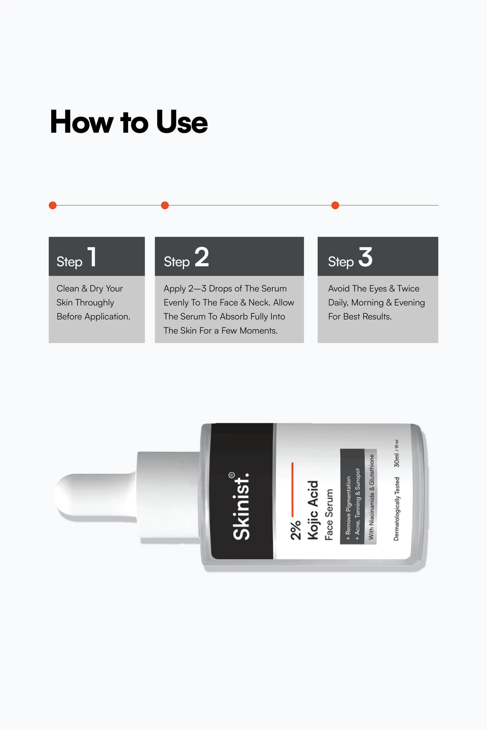 Kojic Acid Serum How to Use 
