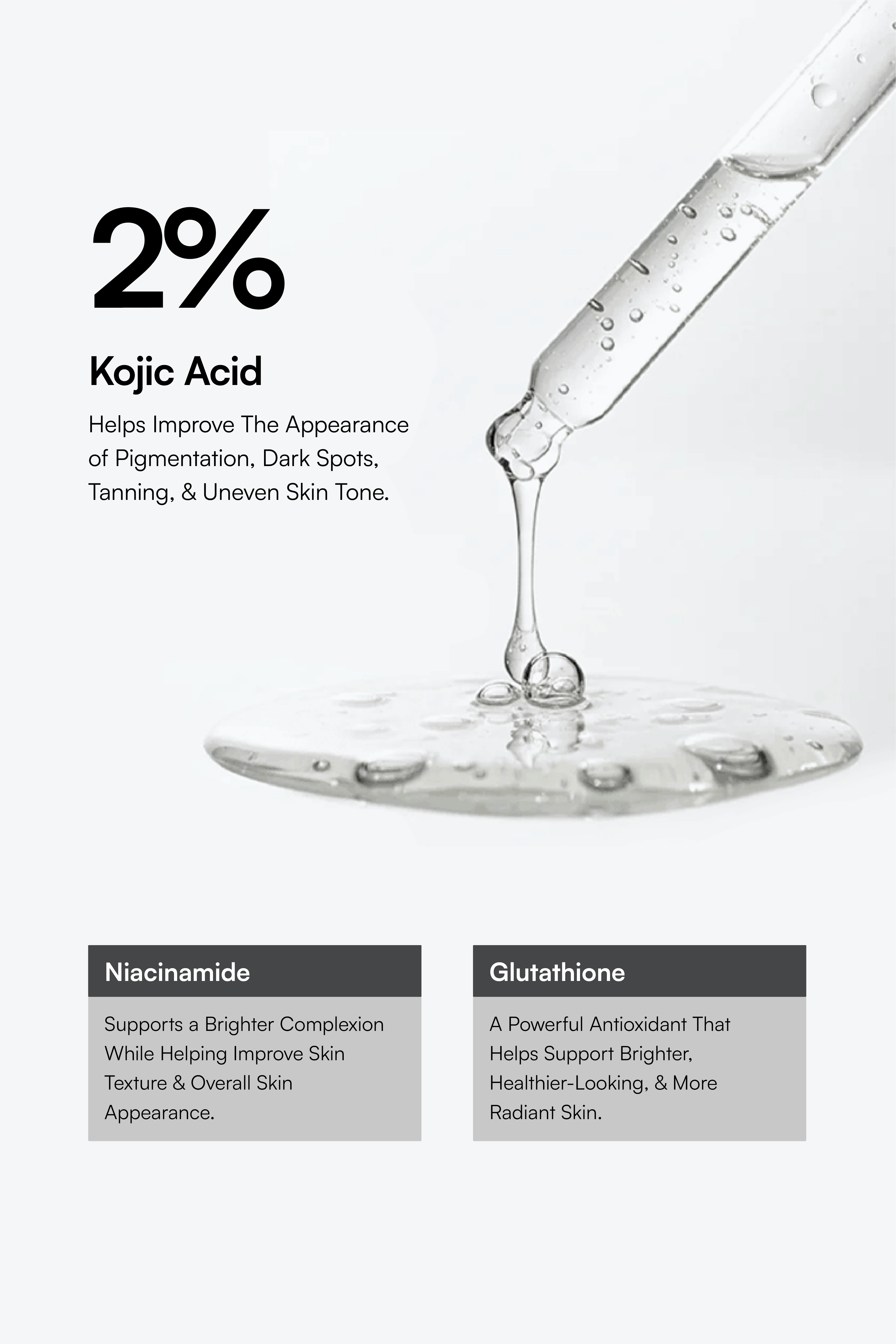 Kojic Acid Serum Key Ingredients