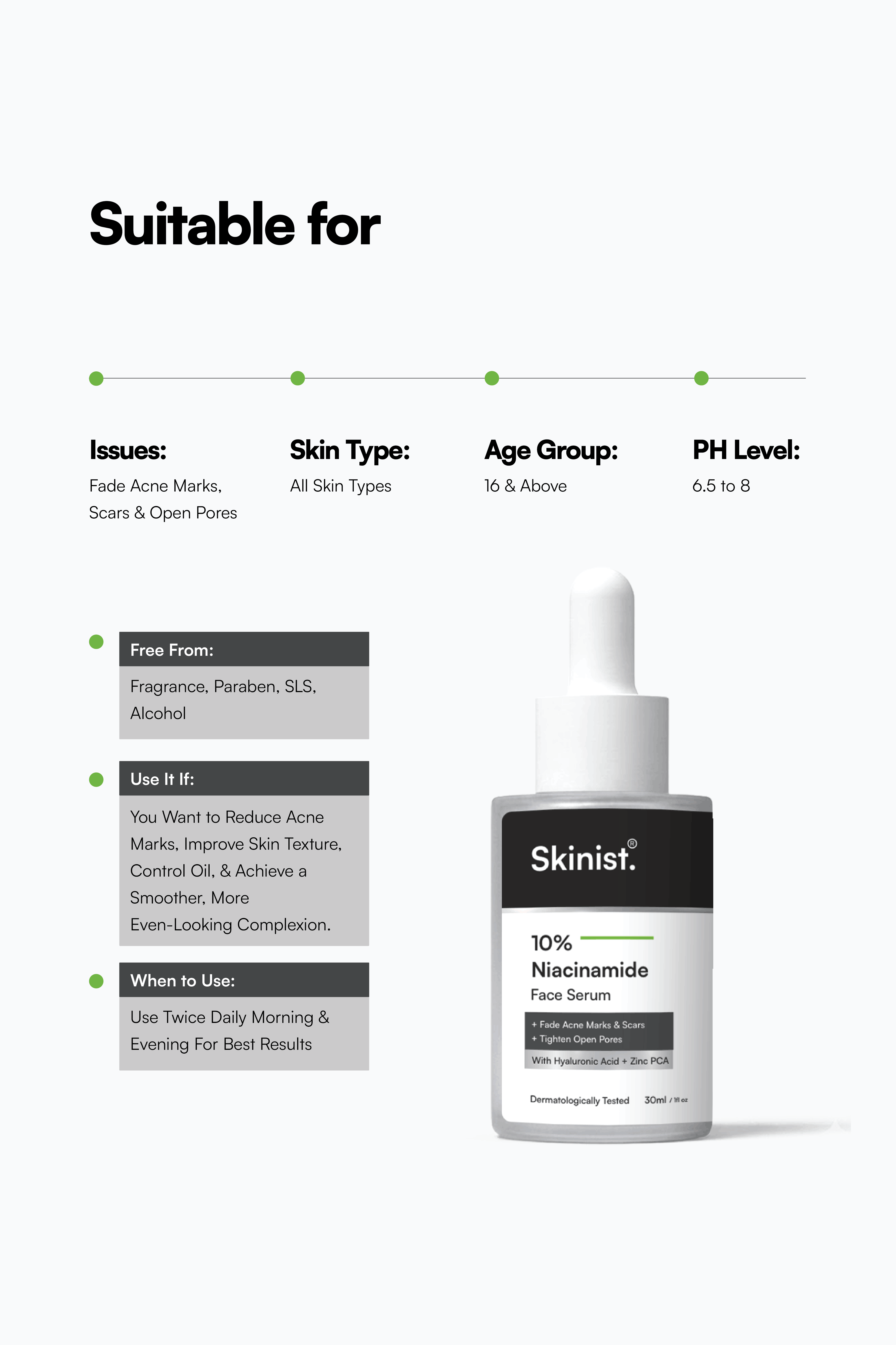 Niacinamide Serum Suitable For