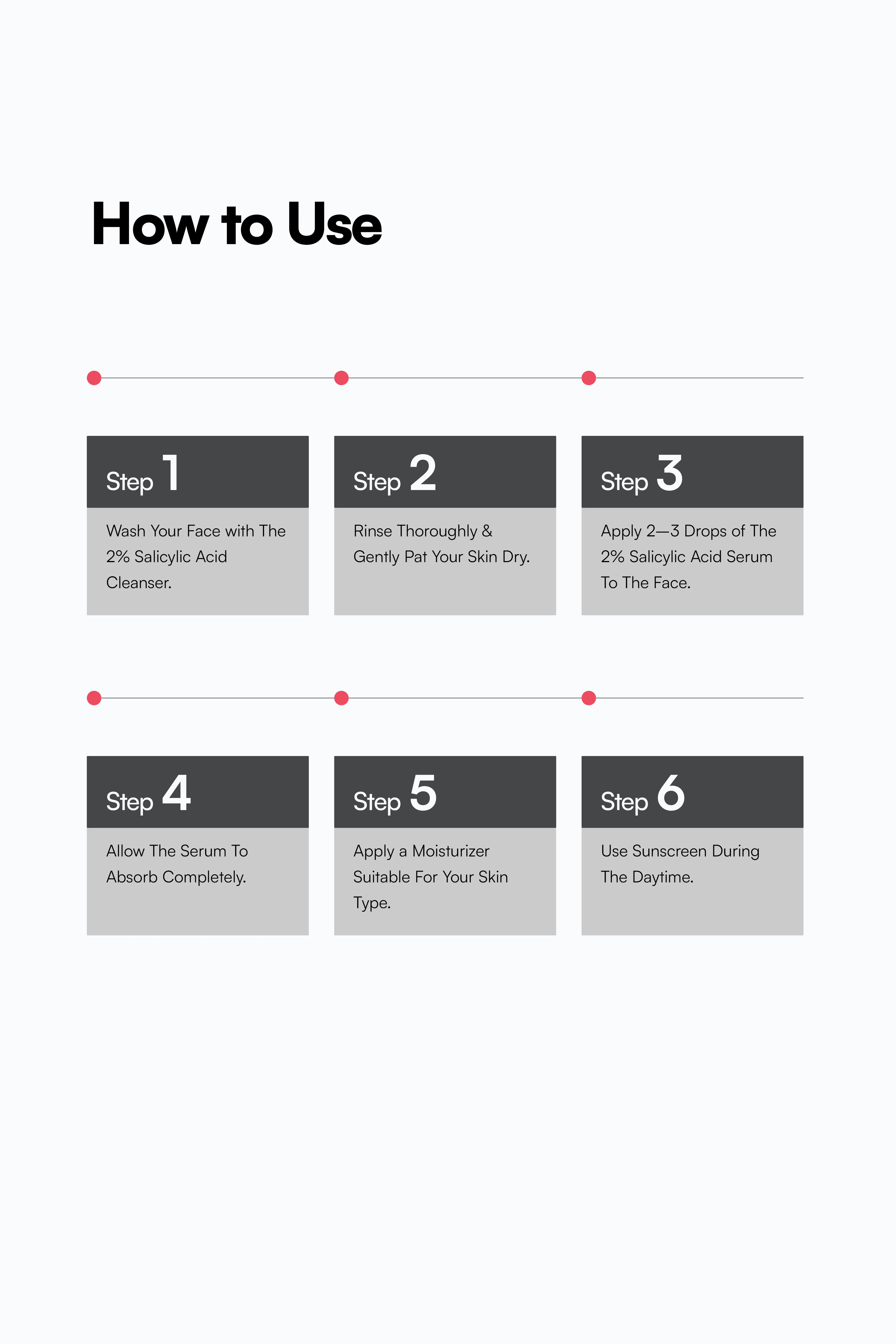 Salicylic Acid Acne Control Combo How to Use