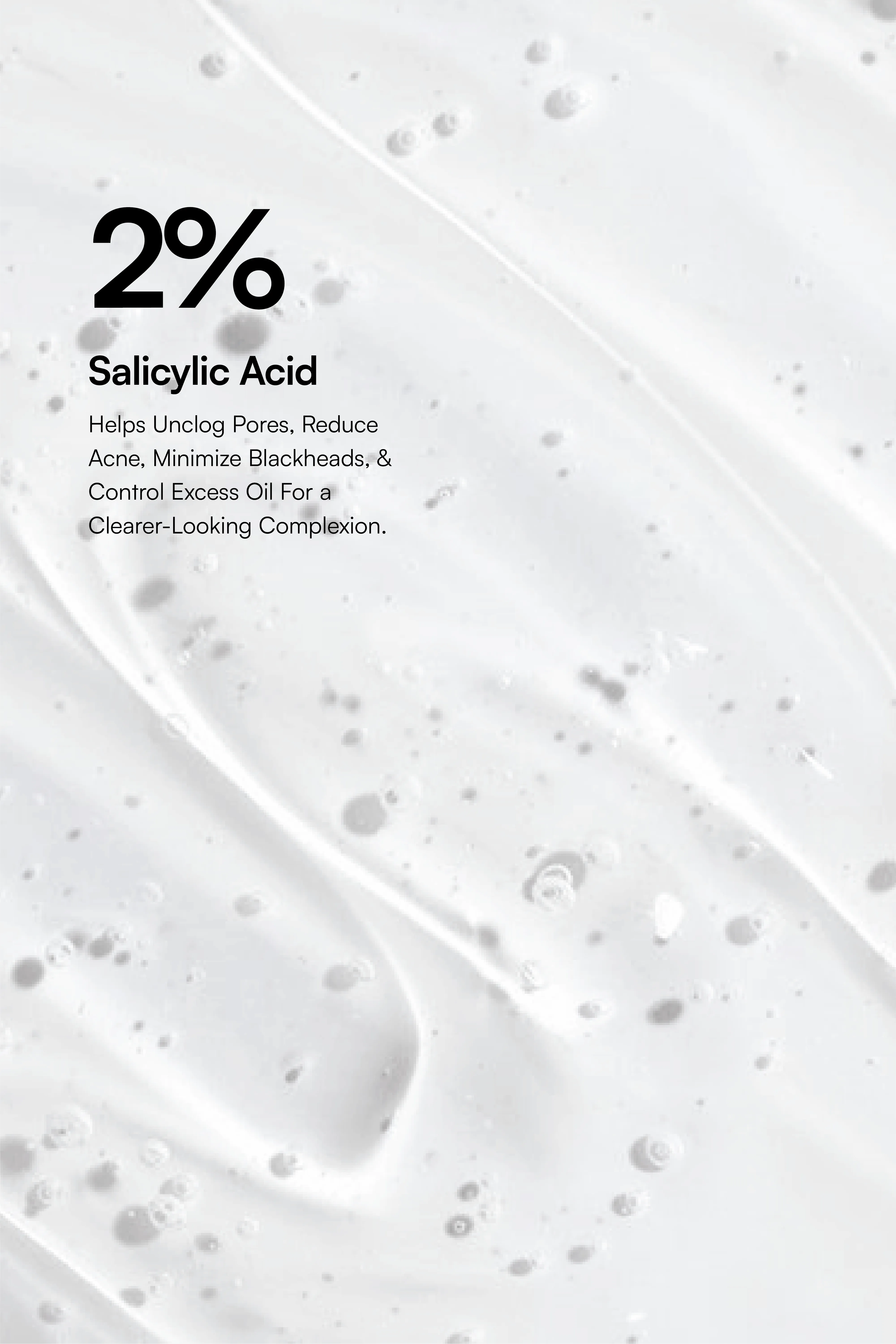 Salicylic Acid Acne Control Combo Key Ingredients