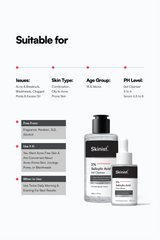 Salicylic Acid Acne Control Combo Suitable For